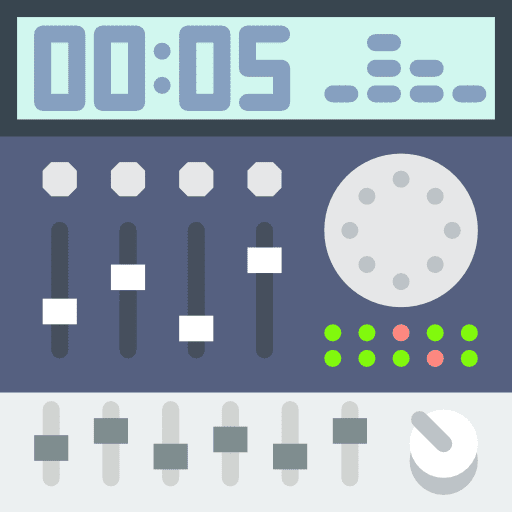 Mixing musical instrument mixing music icon