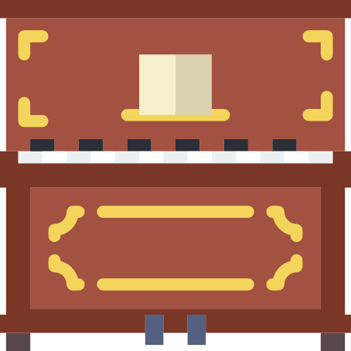 Piano orchestra piano accompaniment icon