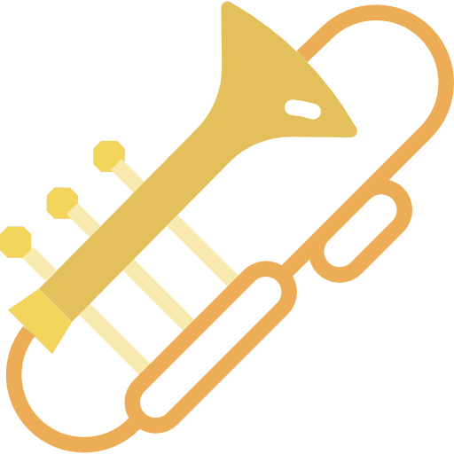 Trombone musical instrument music trombone icon