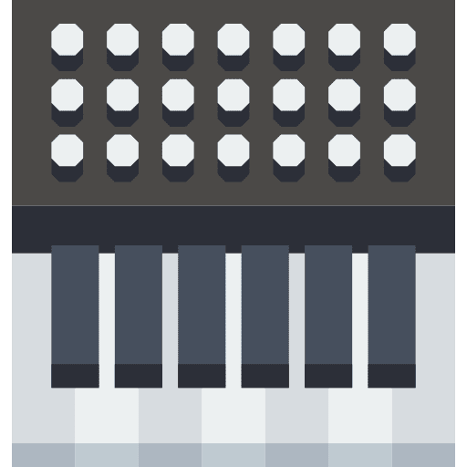 Workstation workstation digital musical icon