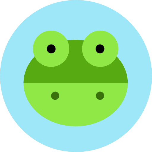 Frog animal kingdom wildlife amphibian icon