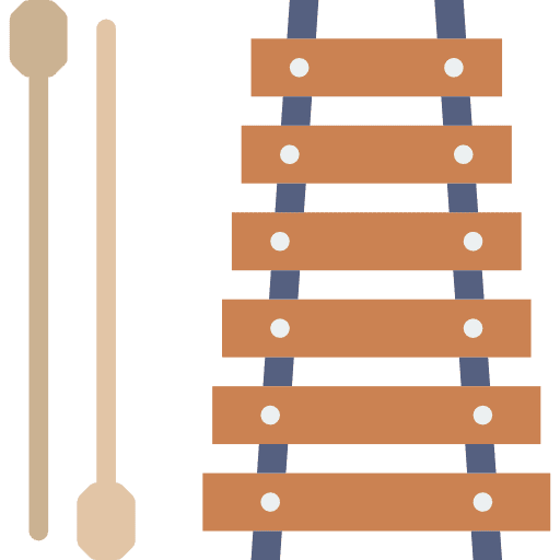 Xylophone orchestra musical instrument music icon