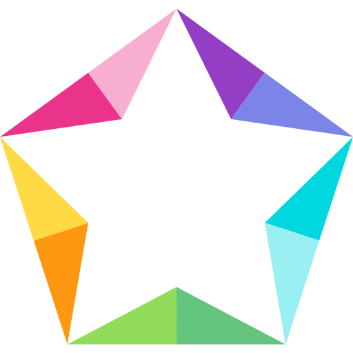 Star rate shapes favourite icon