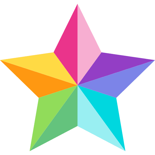 Star shapes signs rate icon