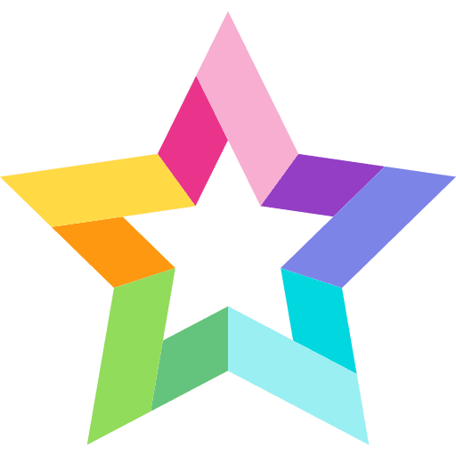 Star shapes signs star icon