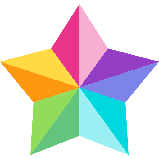 Star star shapes signs icon