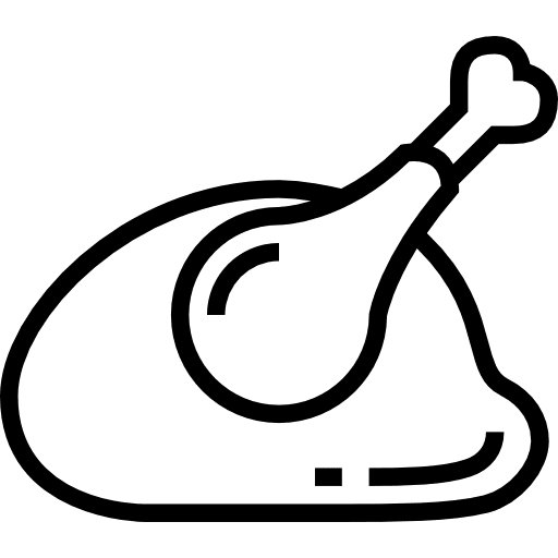 Roast chicken chicken turkey leg turkey icon