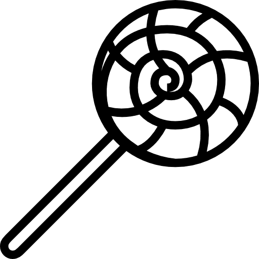 Lollipop sugar sweet lollipop icon