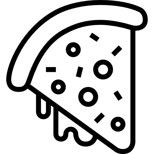 Pizza slice pizza piece slice icon