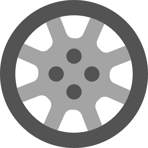Alloy wheel automobile wheel car icon