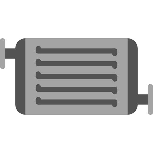 Radiator transportation motor radiator icon