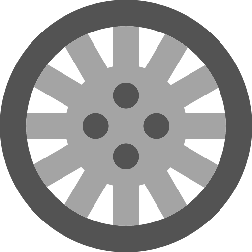 Alloy wheel automobile car alloy wheel icon