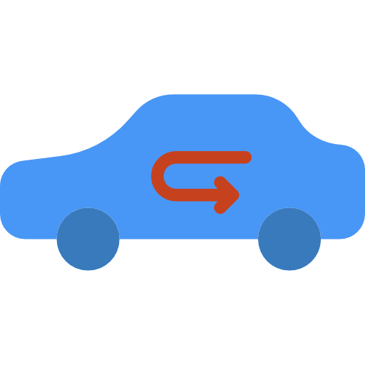 Car transport automobile vehicle icon