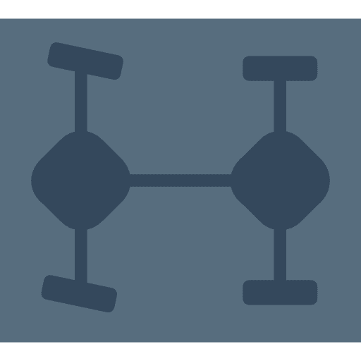 Chassis transport automobile transportation icon