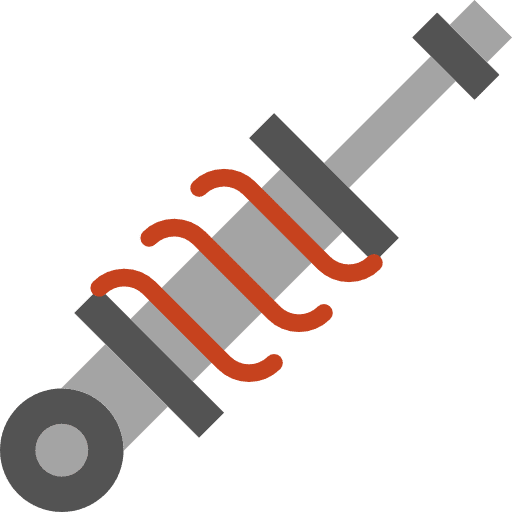 Damper motor engine transportation icon