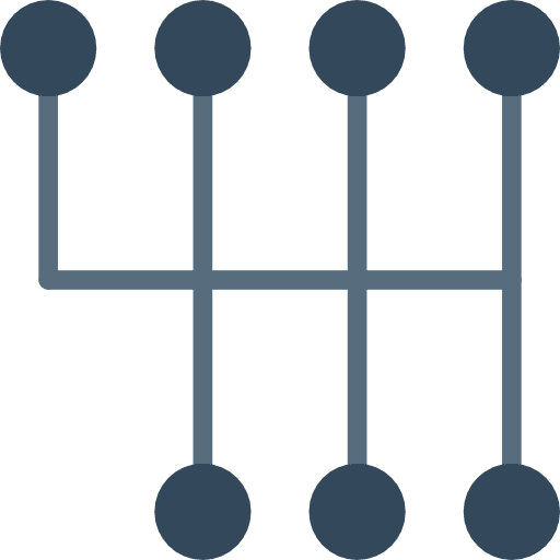 Gearshift shift gear transportation icon