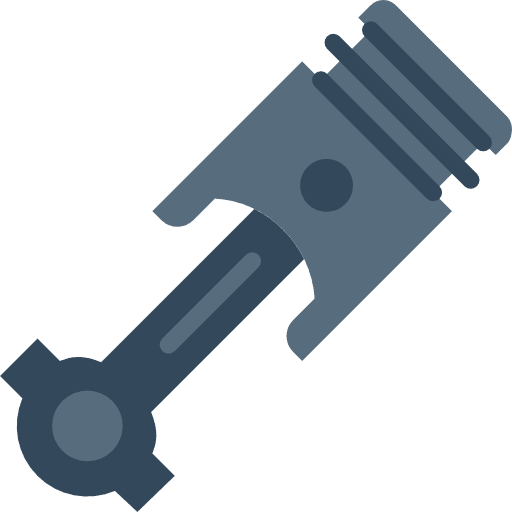 Piston mechanical transportation piston icon