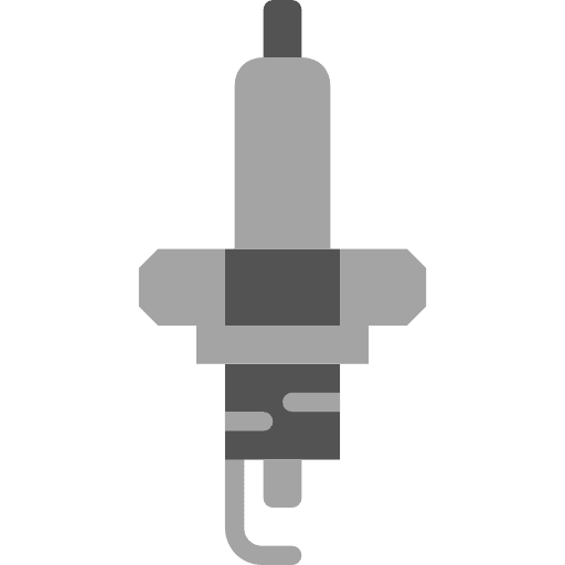 Spark plug vehicle car garage icon