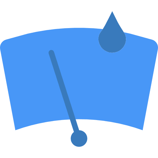 Windshield wiper automobile windshield icon