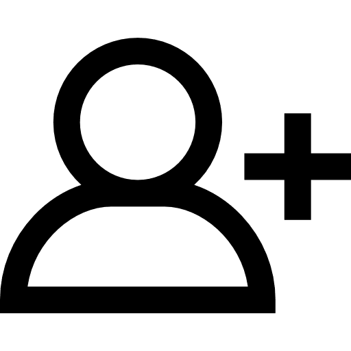 Add user person add user member icon