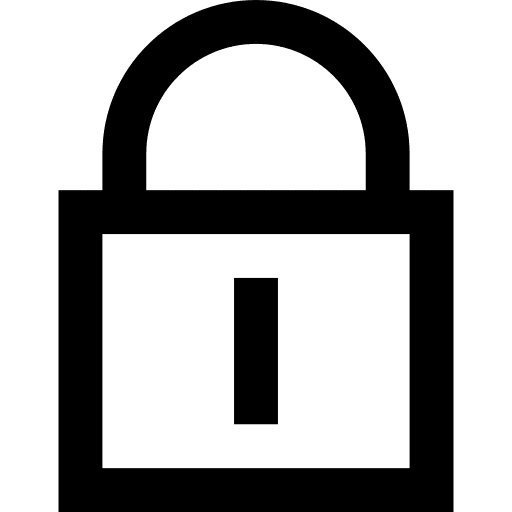 Padlock lock tools and utensils padlock icon