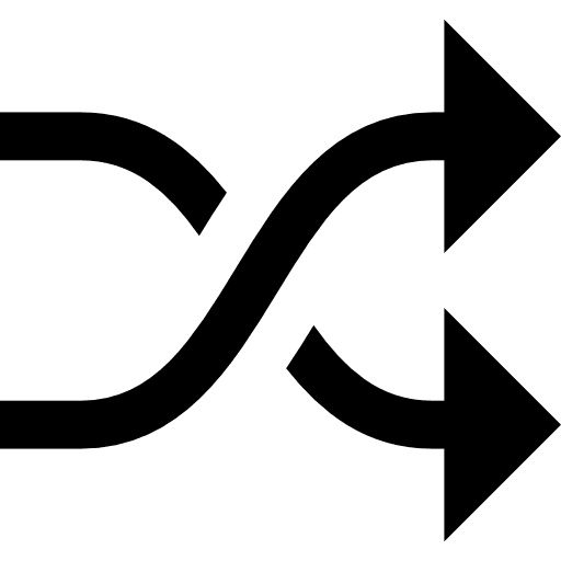 Shuffle exchange change substitute icon