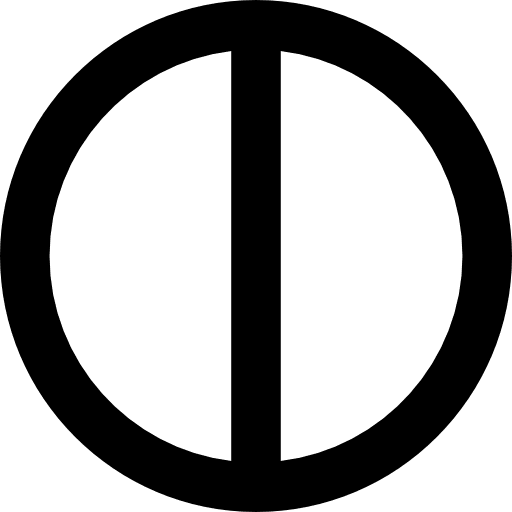 Contrast adjusting adjust symbol icon