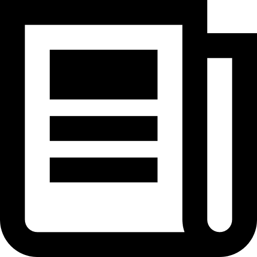 Newspaper news newspaper news report icon