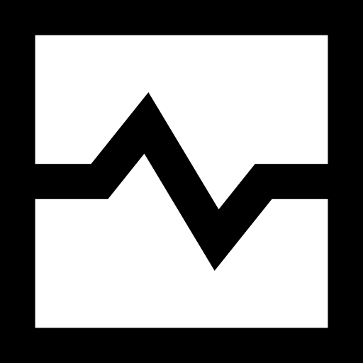 Cardiogram cardiogram technology music player icon