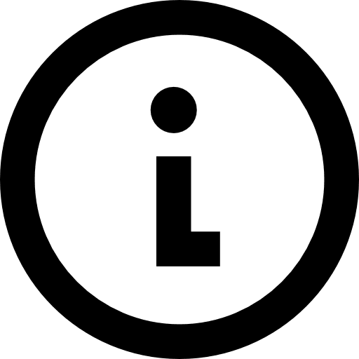 Information sign customer service information icon