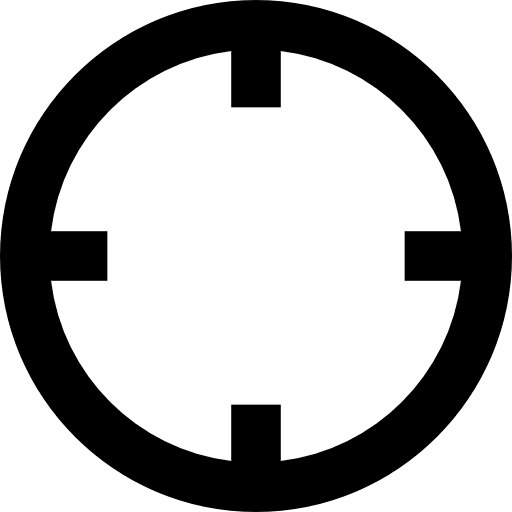 Target shooting target weapons icon