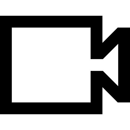 Video camera film technology video cameras icon