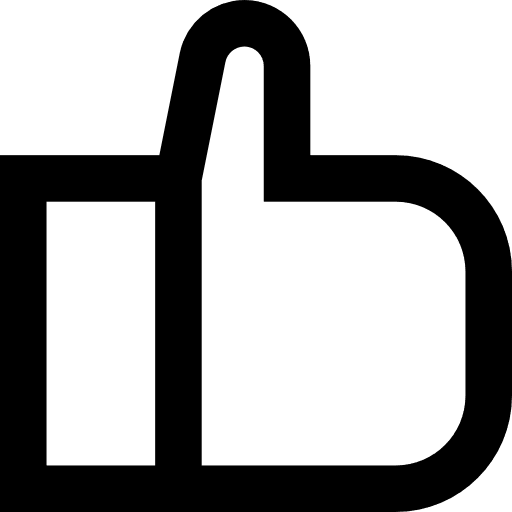 Like hands thumb up gestures icon