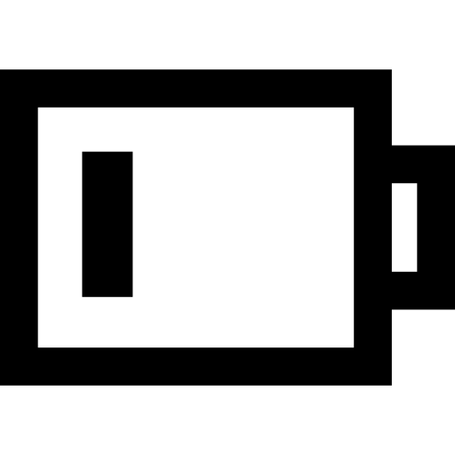 Low battery battery status interface low battery icon