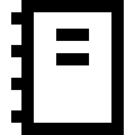 Notebook business notebook bookmark icon