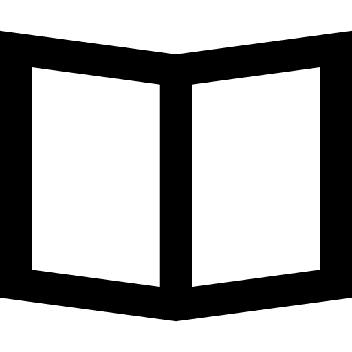 Open book study book reading icon