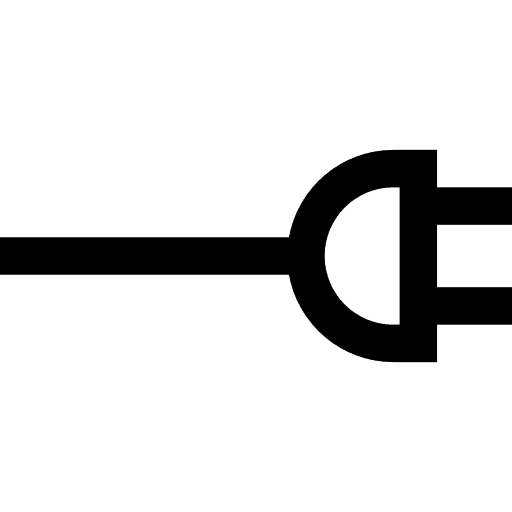 Plug energy charging electricity icon