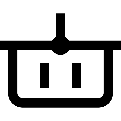 Shopping basket supermarket online store business and finance icon