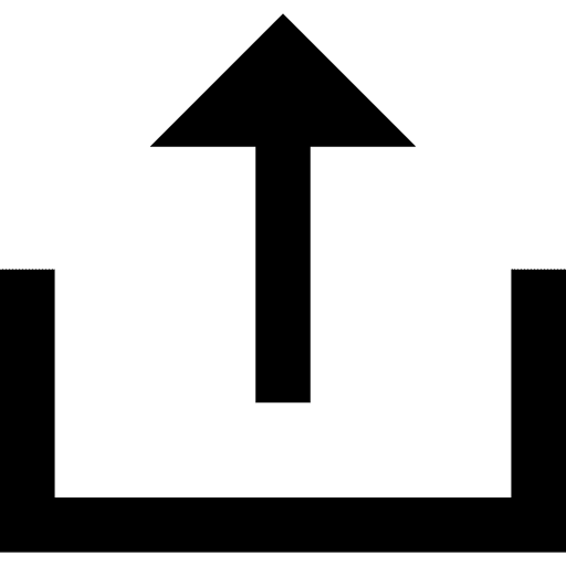 Upload upload multimedia option up arrow icon