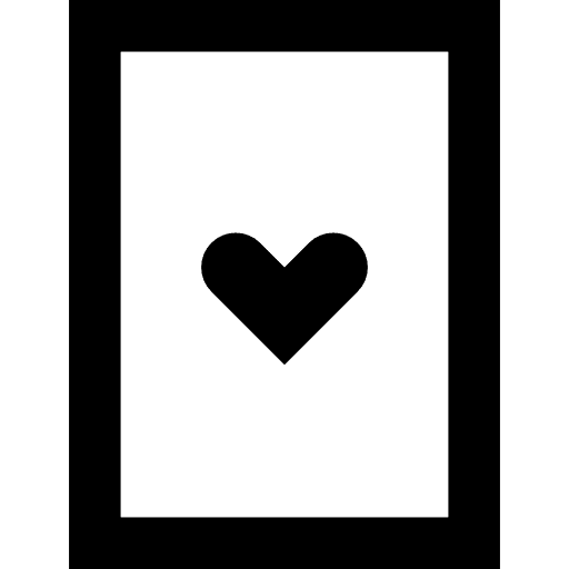 Ace of hearts black jack ace of hearts poker icon