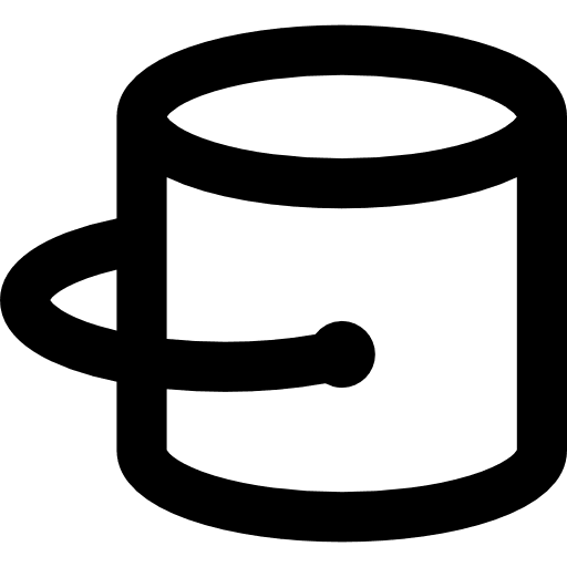 Bucket paint graphics editor bucket icon