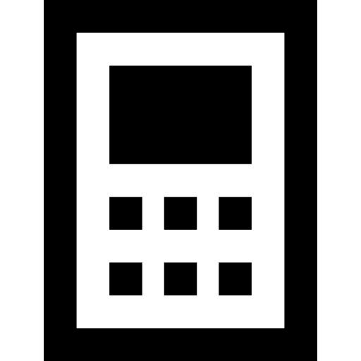 Calculator calculator technological calculating icon