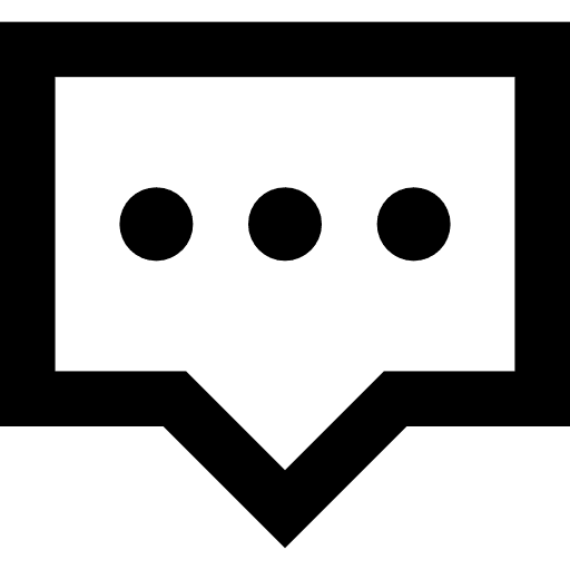 Chat multimedia speech bubble conversation icon