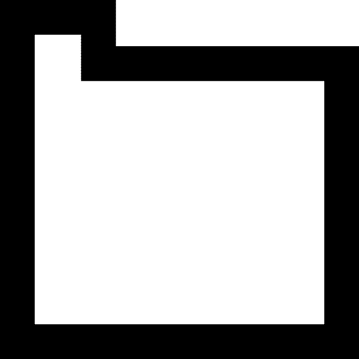 Folder office material folder data storage icon