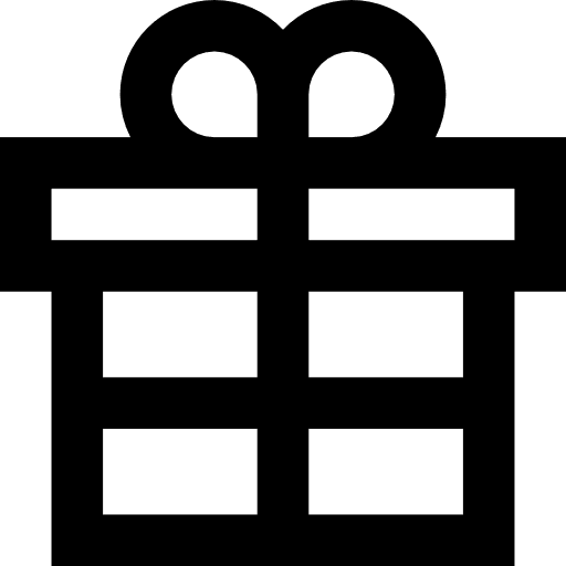 Gift birthday surprise present icon