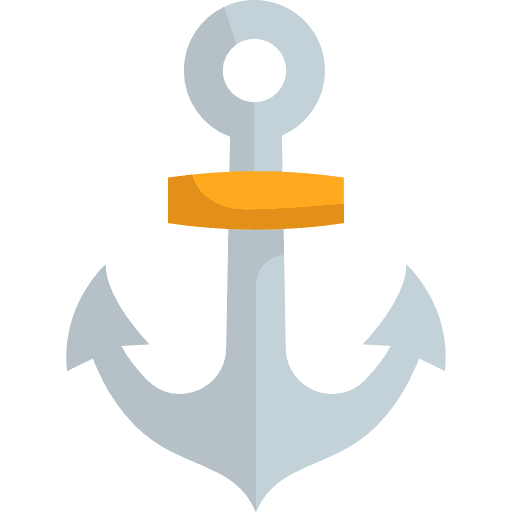 Anchor sail navy sailing icon