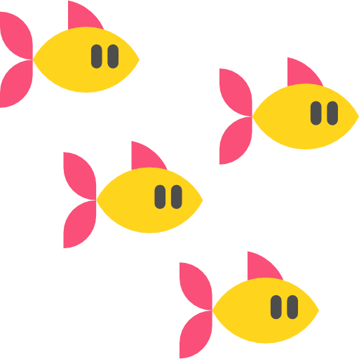 Fishes fish aquarium sea life icon