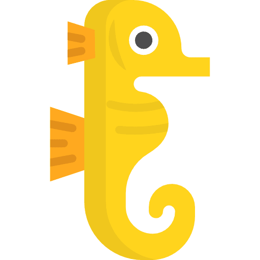Seahorse aquatic seahorse animals icon