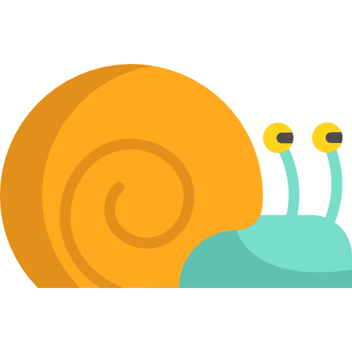 Snail aquatic sea life snail icon
