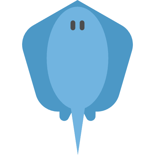 Stingray animals aquatic animal icon